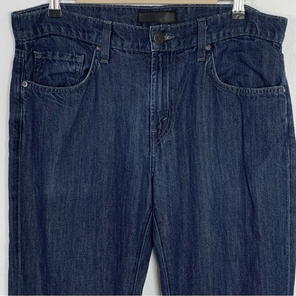 J Brand Dark Blue Linen Jean - Picture 3 of 8